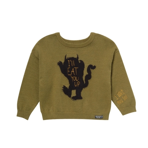Modern Moments Other - WHERE THE WILD THINGS ARE 3T Green Sweater UNISEX